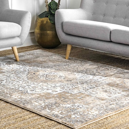 Nuloom Vintage Medallion Thea Area Rug 2ft x 8ft LPCY01A-208